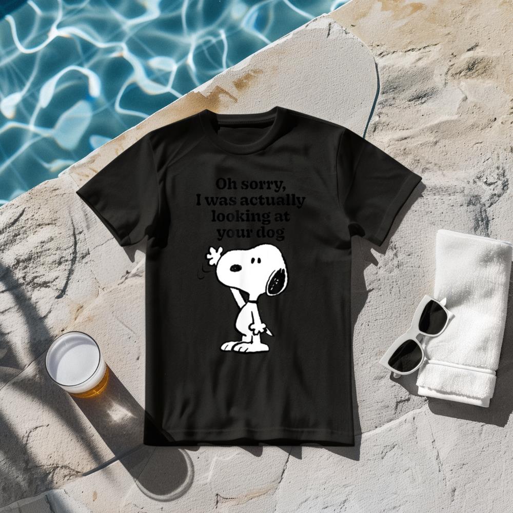 Peanuts - Snoopy I was Actually Looking At Your Dog T-Shirt