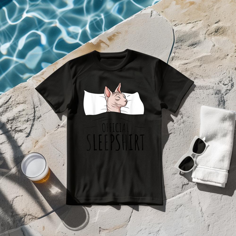 Sphynx Cat Sphinx Hairless Cat Official Sleepshirt T-Shirt
