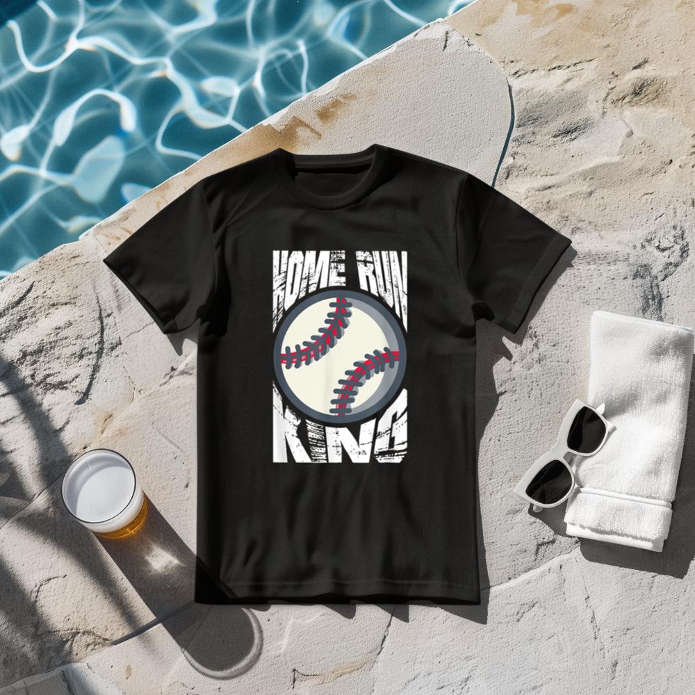 Baseball Home Run King Sports T-Shirt
