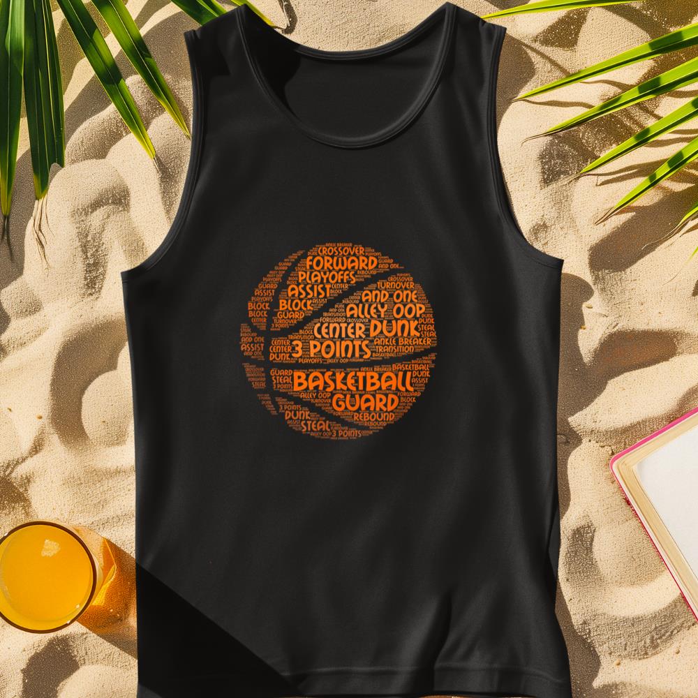 Basketball Ball Players - Hoops Streetball Baller Basketball Tank Top