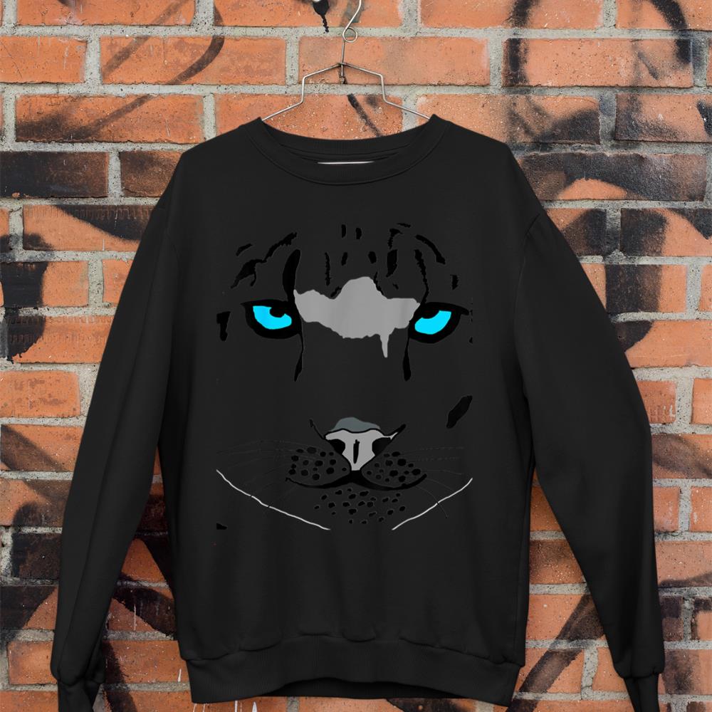 Snow Leopard Costume Big Wild Cat Tiger Halloween Wildcat Sweatshirt