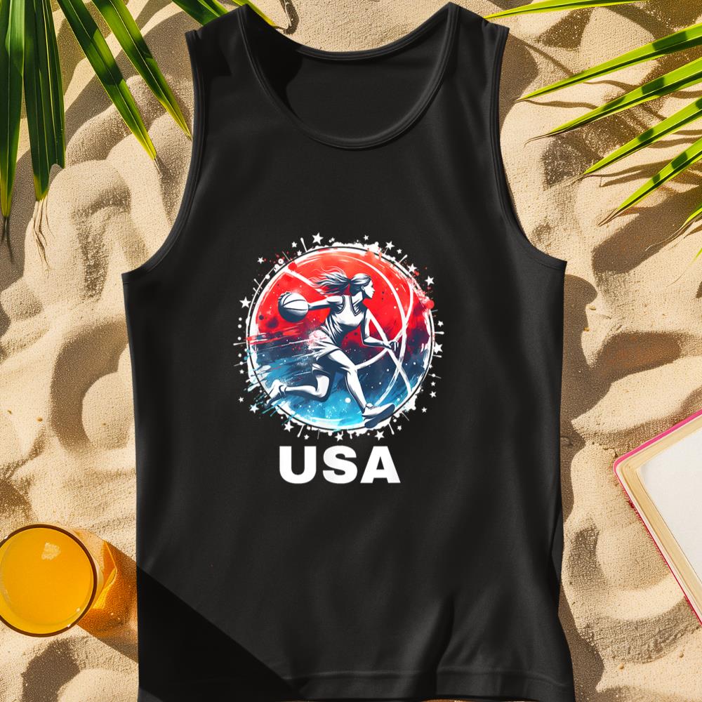 Womens Basketball Team Basketball Apparel USA Team Tank Top