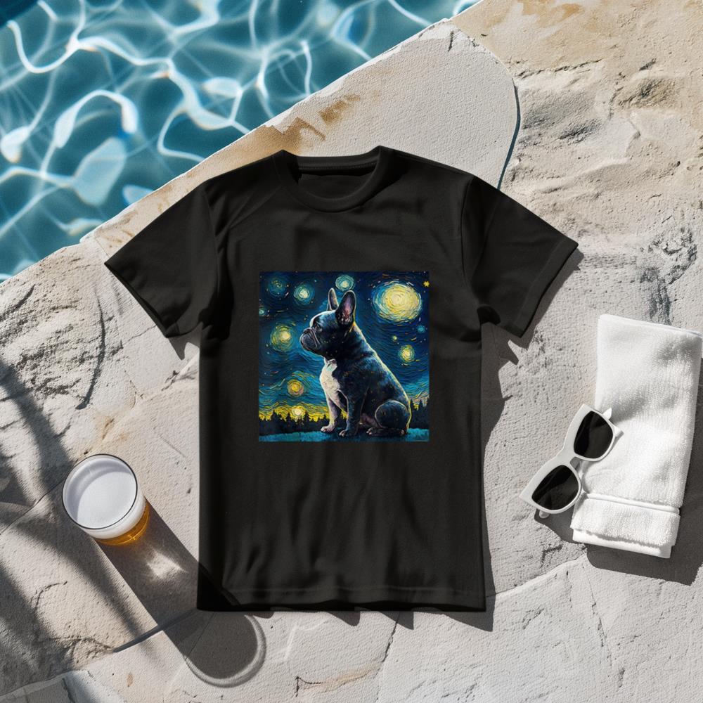 French Bulldog Van Goh Dog Puppy T-Shirt