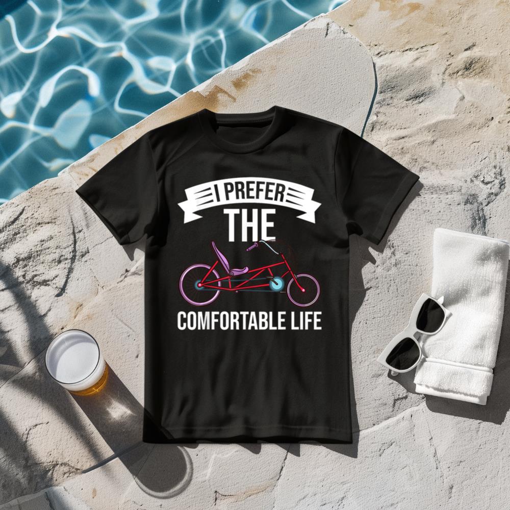 Recumbent Bike Gift Bicycle Trike Biker T-Shirt