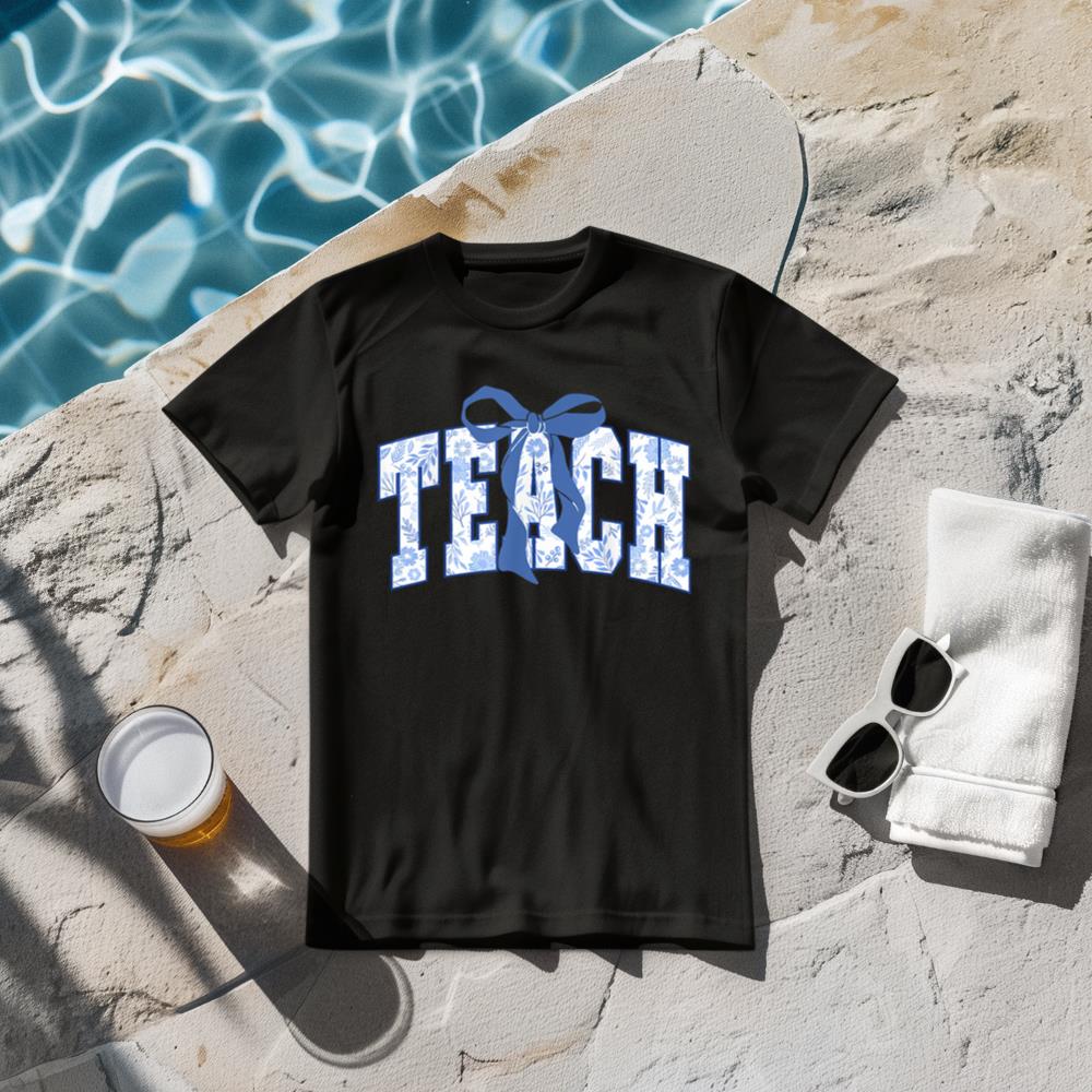 Teacher Coquette Bow Funny Teacher Appreciation T-Shirt