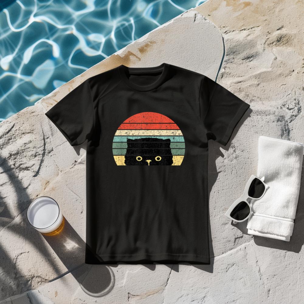 Cat Lover Design - Retro Exotic Short Hair Cat T-Shirt