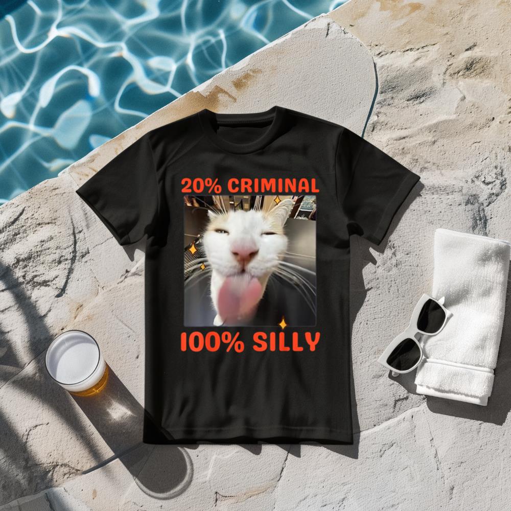 Funny Cat Meme Internet Memes Funny Memes Brainrot Brain Rot T-Shirt