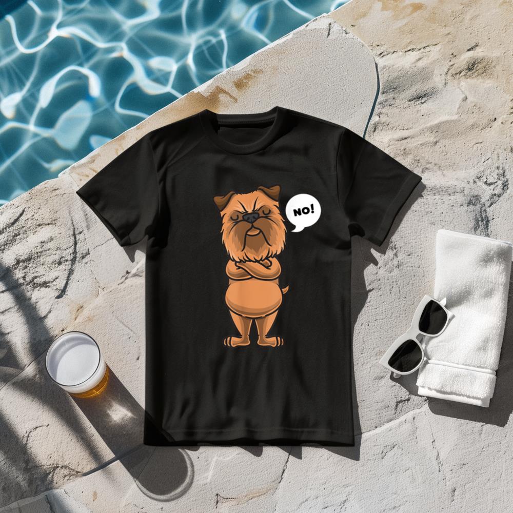 Stubborn Griffon Bruxellois Dog Brussels Griffon T-Shirt