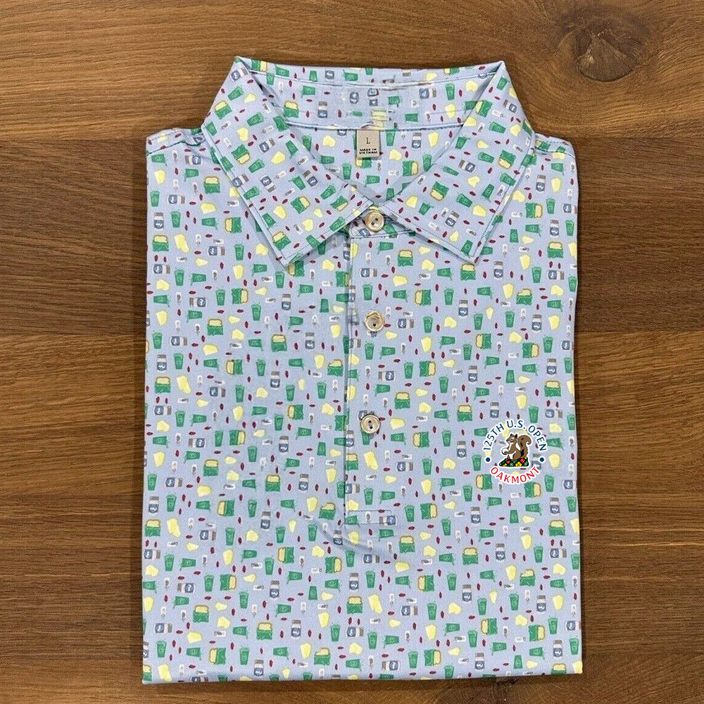 125th US Open Polo Shirt 2025 125th US Open Merch Golf Clothing Dad Fathers Day Gifts