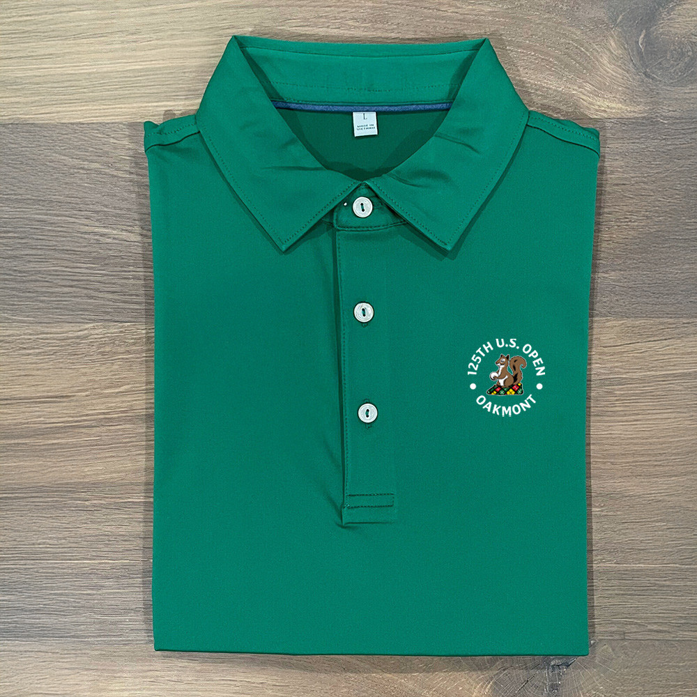 125th US Open Polo Shirt 2025 125th US Open Merch Golf Clothing Top Father's Day Gifts