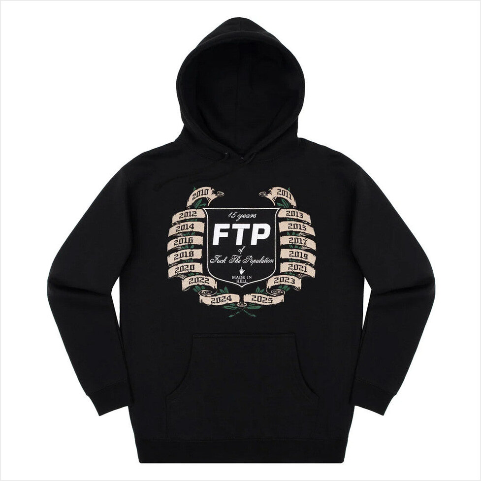 15 Year Anniversary Hoodie FTP Merch Fthepopulation Merch Birthday Gifts For Friends