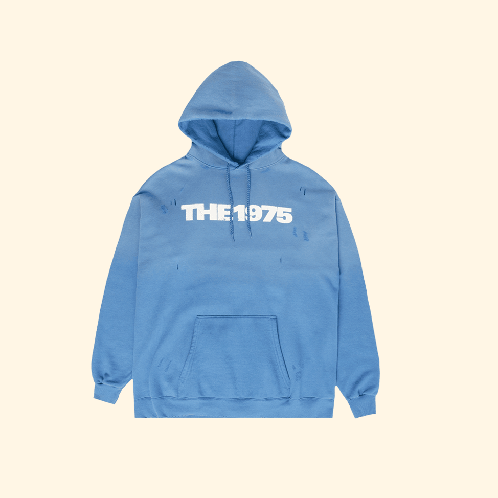 1975 Spring Blue Hoodie The 1975 Merch Gifts For Pop Band Fans Father's Day Birthday Gift Ideas