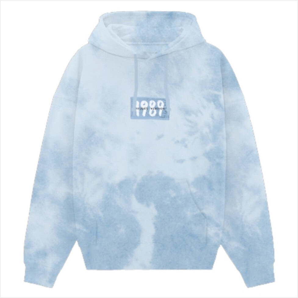 1989 Blue Hoodie Tie Dye Taylor's Version Hoodie Swifties Merch Birthday Gifts For Besties
