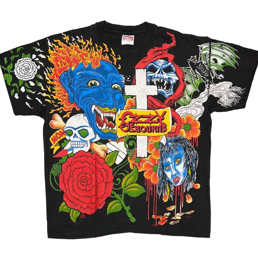 1992 Ozzy Osbourne Tattoo Shirt Vintage Ozzy Osbourne Merch Gifts For Besties Gifts For Sister