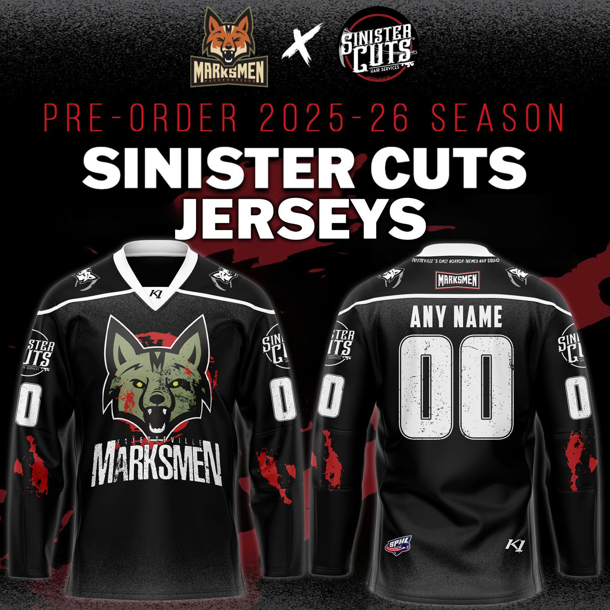1limited Edition Fayetteville Marksmen Sinister Cuts Jerseys 2025