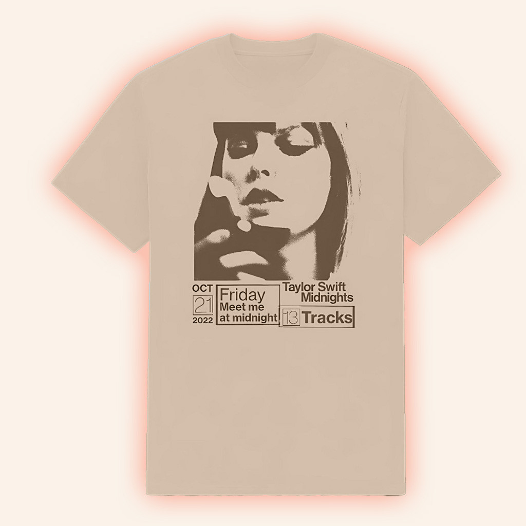 2022 Taylor Swift Midnights Album Promo T-Shirt Swifties Merch Gifts For Her