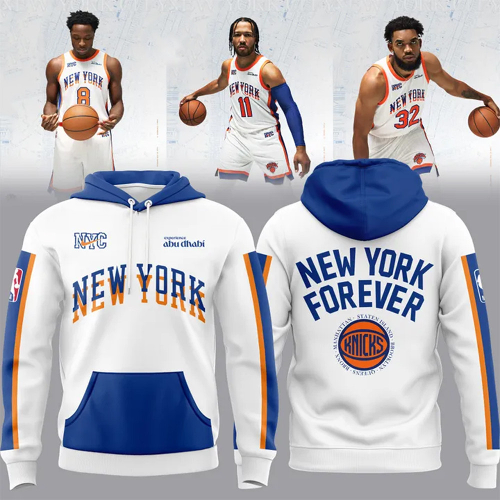 2024 25 New York Knicks Nike City Hoodie Unique Gifts For Basketball Lovers