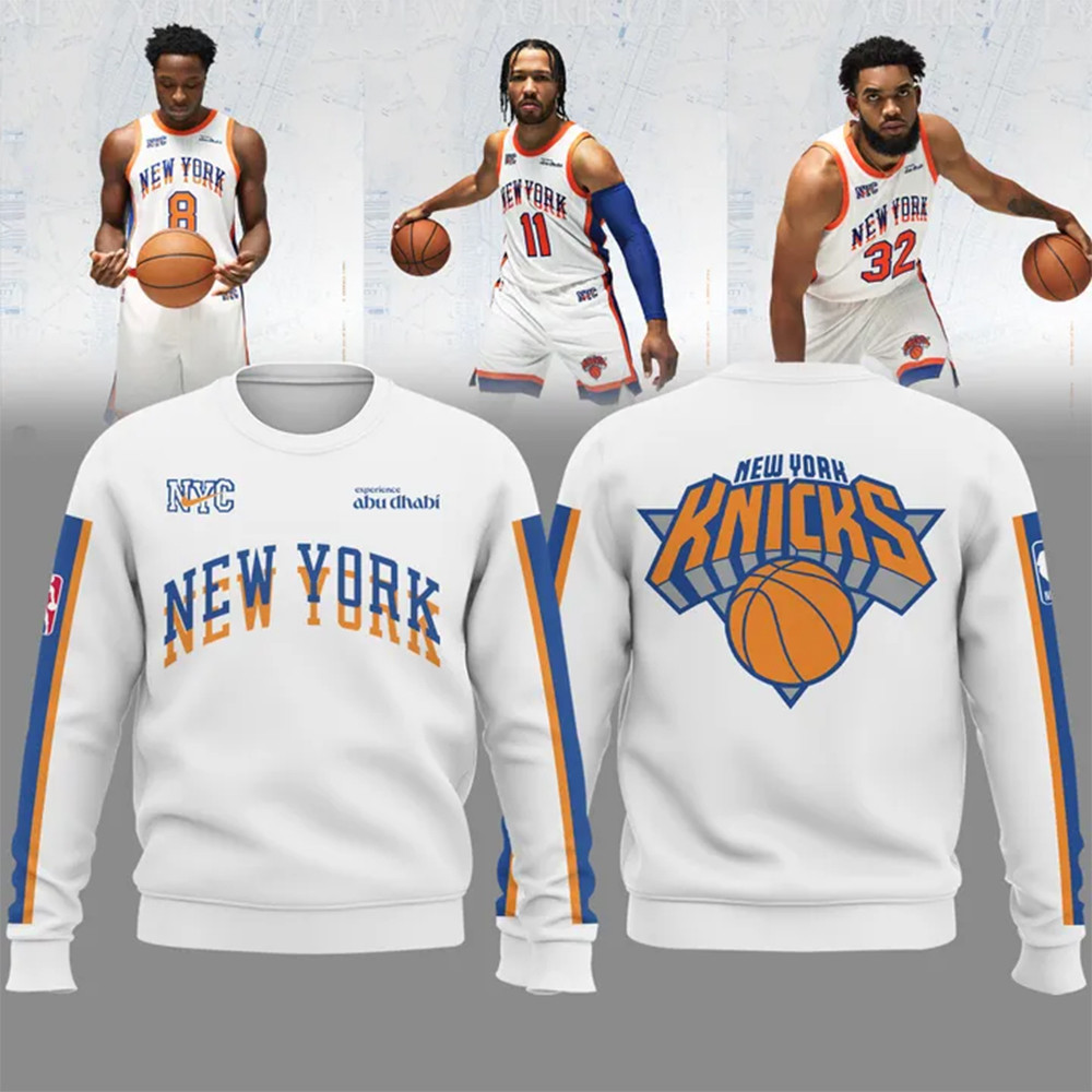 2024 25 New York Knicks Nike City Sweatshirt Presents For Basketball Fans