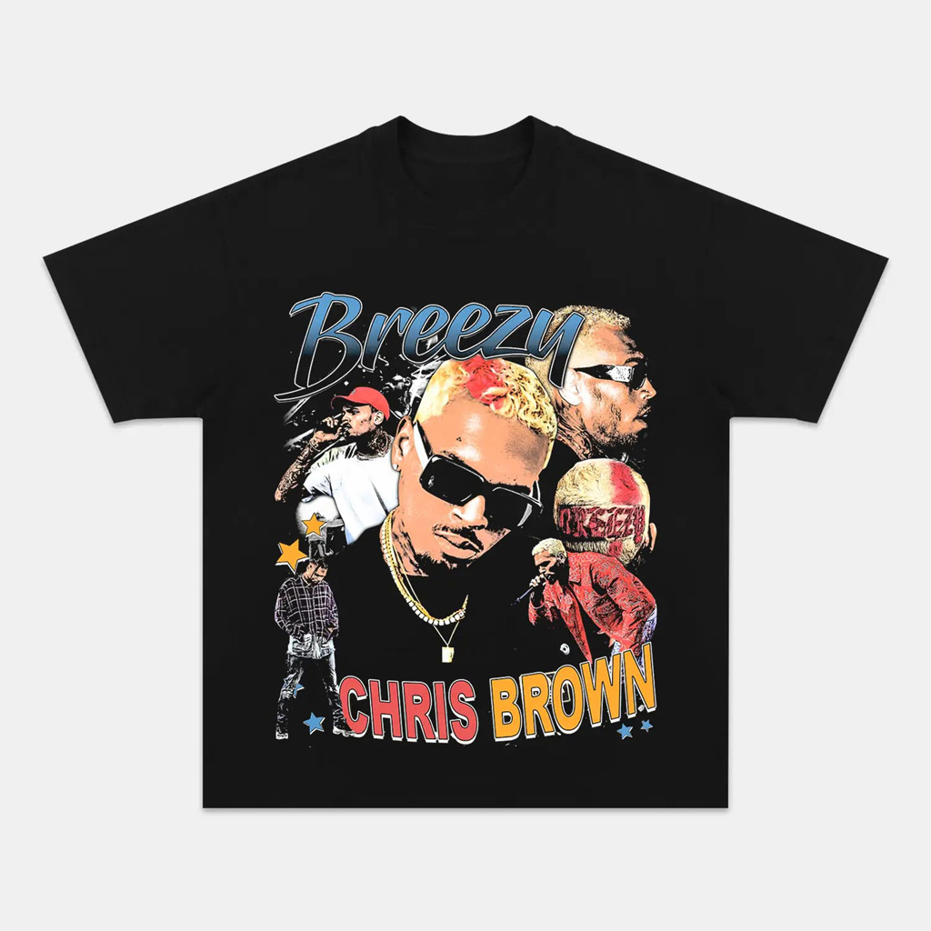 2024 Chris Brown Shirt Vintage T-Shirt Chris Brown Merch Presents For Music Lovers