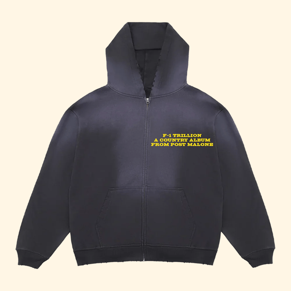 2024 F1 Trillion Zip Hoodie Post Malone Tour Merch Post Malone Merch Father's Day Gifts