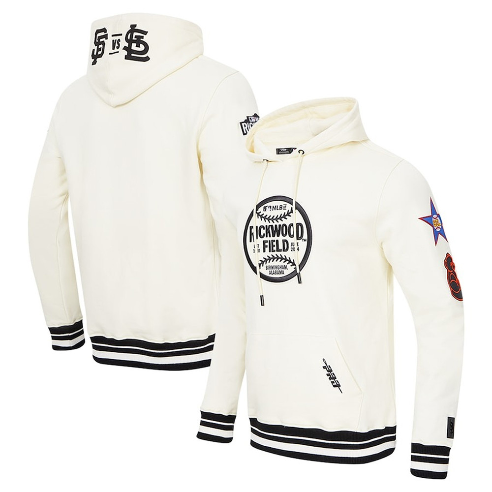 2024 MLB At Rickwood Field A Tribute To The Negro Leagues Pro Standard Cream Hoodie Fans Gifts