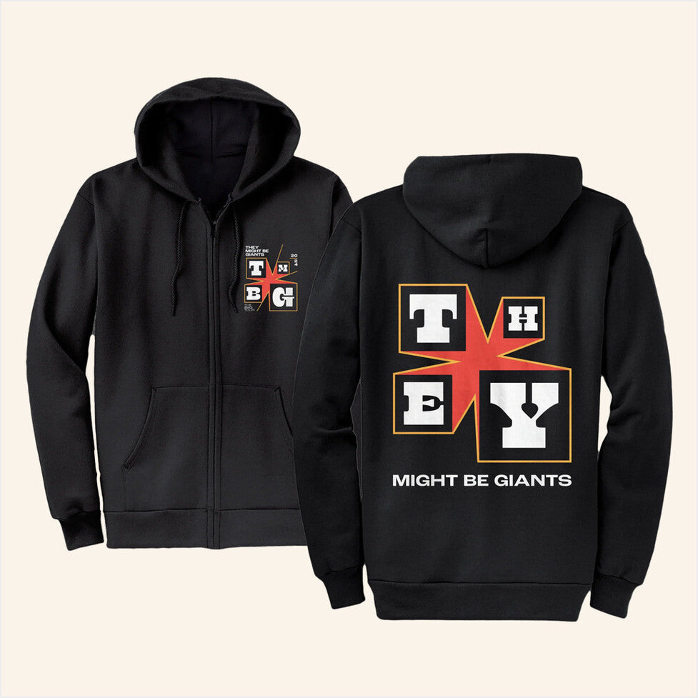 2024 Tour Zip Hoodie Tmbg Merch Best Birthday Gift Ideas Christmas Presents