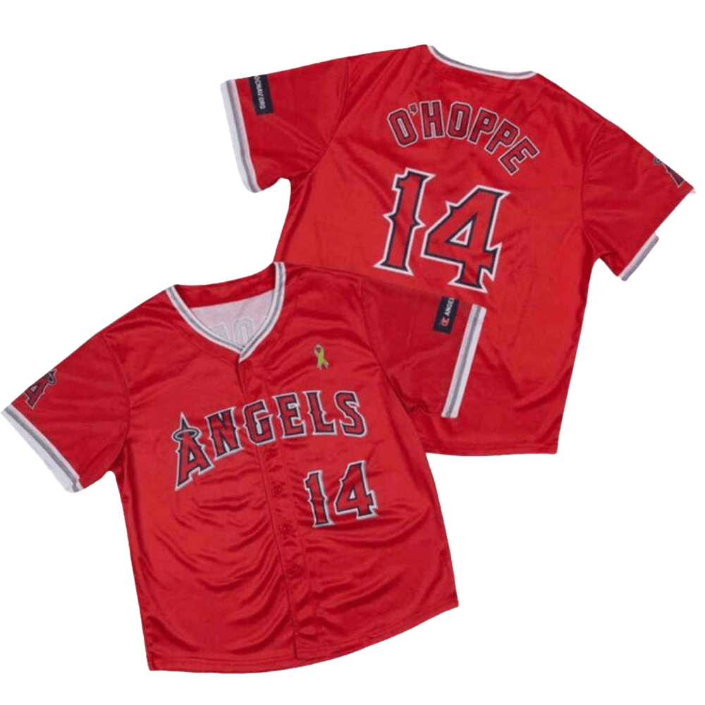 2025 Angels Logan O'Hoppe Youth Jersey Angels Merch Best Gifts For Dad
