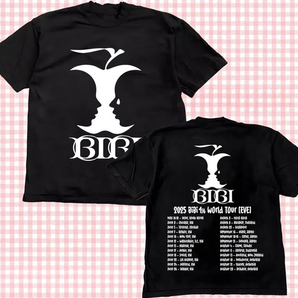 2025 Bibi 1st World Tour EVE Shirt Eve World Tour T-Shirt Bibi Kpop Shirt Gifts For Her