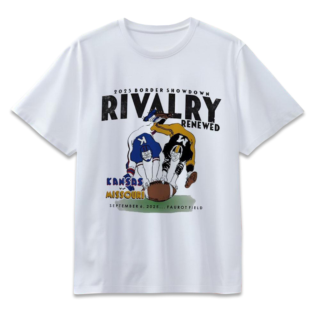 2025 Border Showdown Rivalry Renewed Kansas Vs Missouri T-Shirt Fan Merch Gifts For Brother