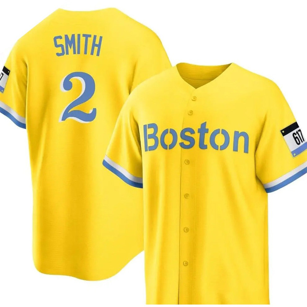 2025 Boston Red Sox Yellow City Connect Jersey MLB Merch Gifts For Baseball Fans