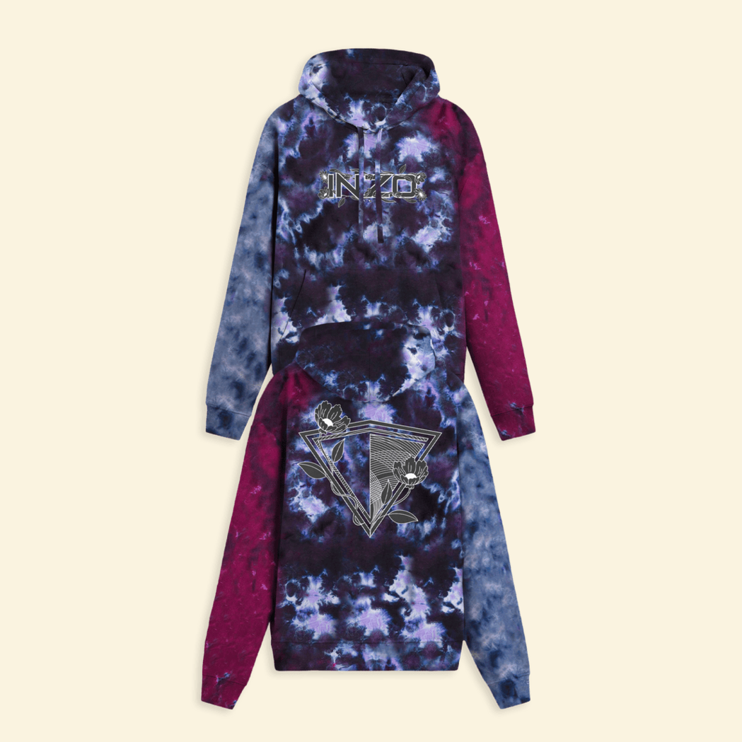 2025 Flowers In My Heart Tie Dye Hoodie Inzo Merch Birthday Gift Ideas Christmas Presents