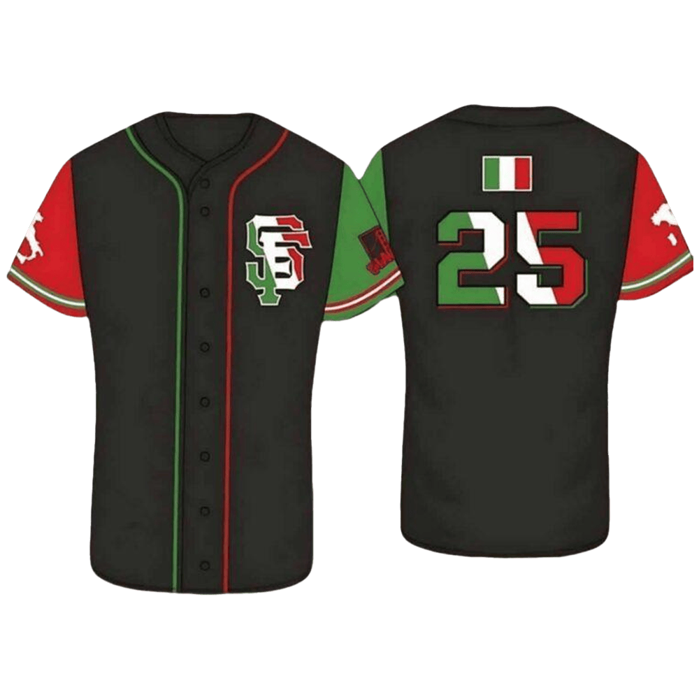 2025 Giants Italian Heritage Night Jersey San Francisco Giants Merch Bonus Dad Gifts
