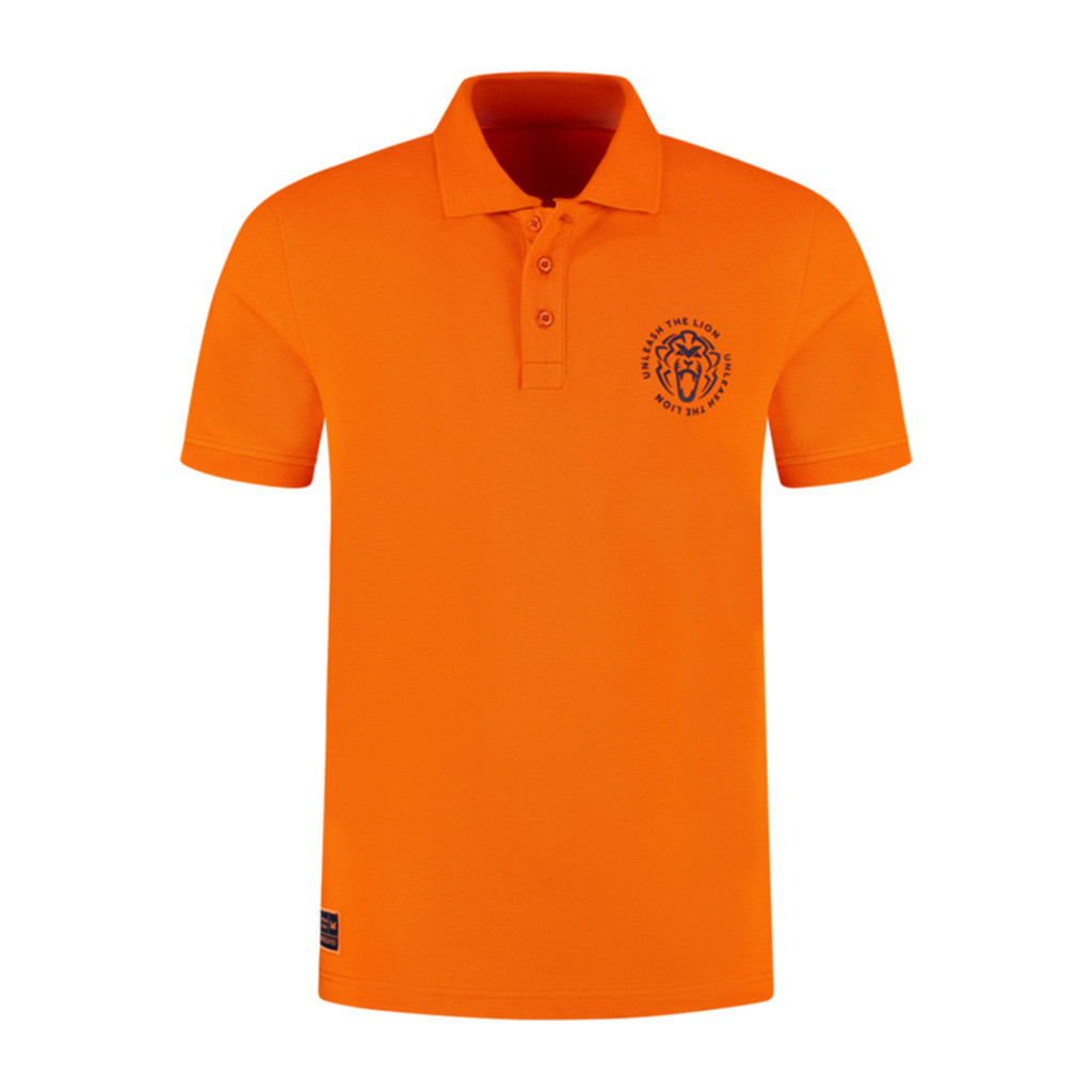 2025 Orange Lion Polo Shirt Max Verstappen Merch Red Bull Racing Gear Gifts For Racing Lovers