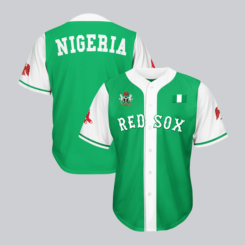2025 Red Sox Nigerian Celebration Jersey Giveaway Boston Red Sox Merch Unique Gifts For Dad