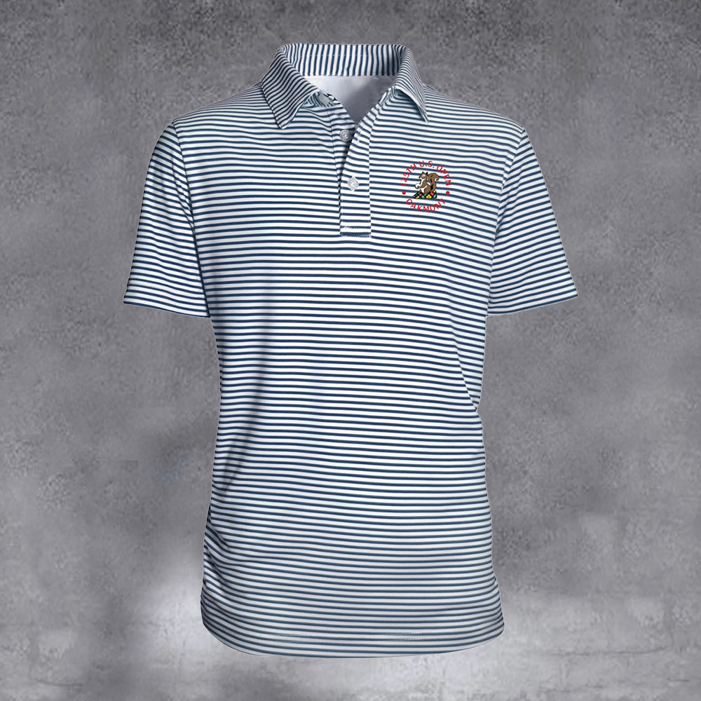 2025 U.S. Open Garb Royal Carson Stripe Polo Gifts For Golf Him