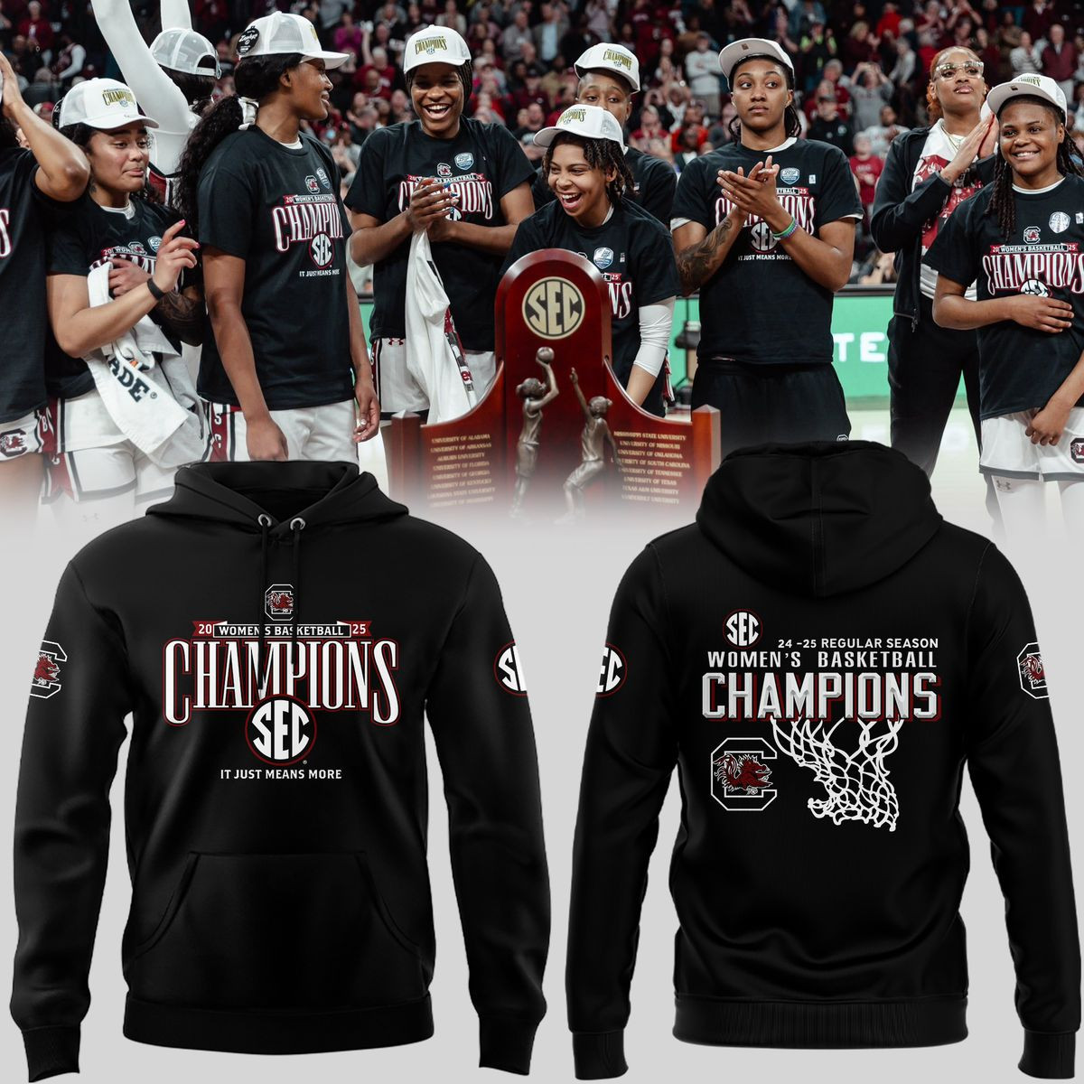 24 25 Women's Basketball Champions Hoodie Gifts For Mom