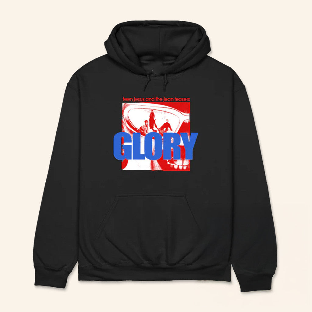 24Hundred Merch Teen Jesus And The Jean Teasers Glory Hoodie Black Fan Apparel