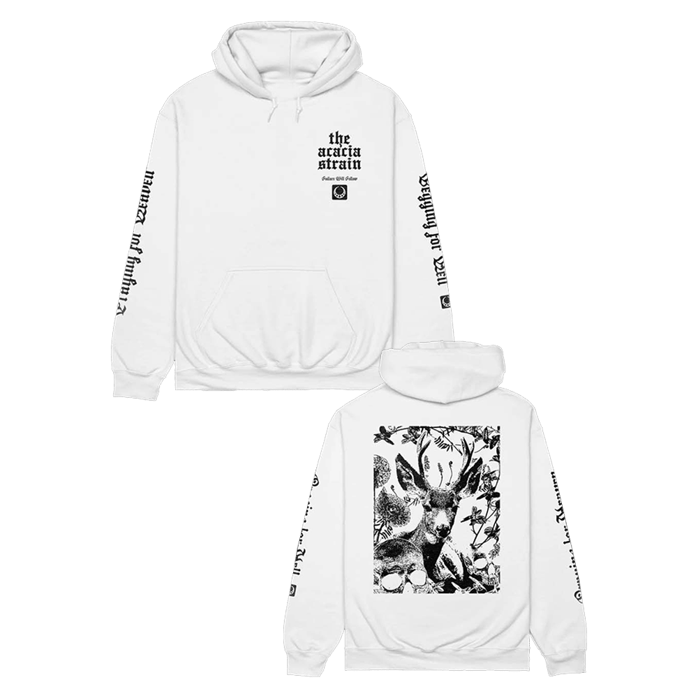 24hundred Merch The Acacia Strain Deer Hoodie White Unique Father's Day Gifts