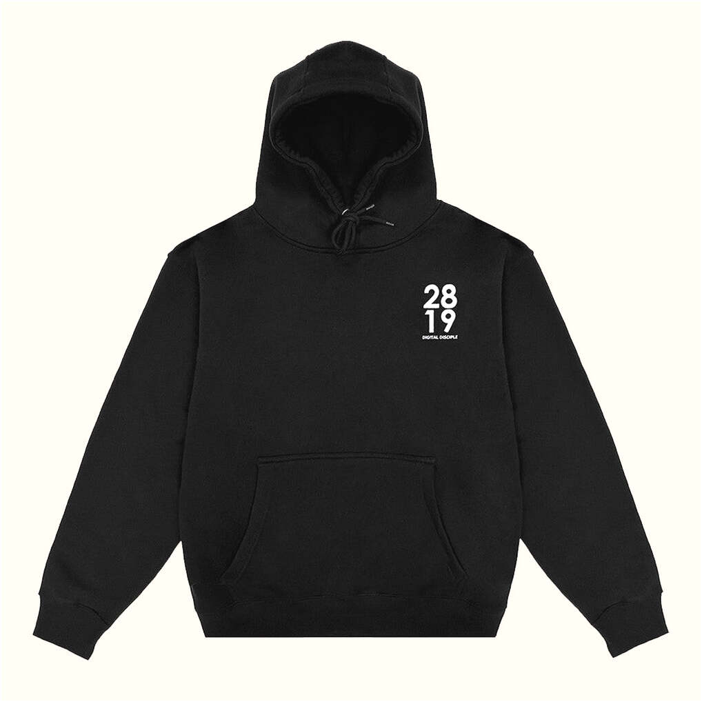2819 Church Merch 2819 Digital Disciple Black Hoodie Gifts For Dudes Birthday Gifts For Besties