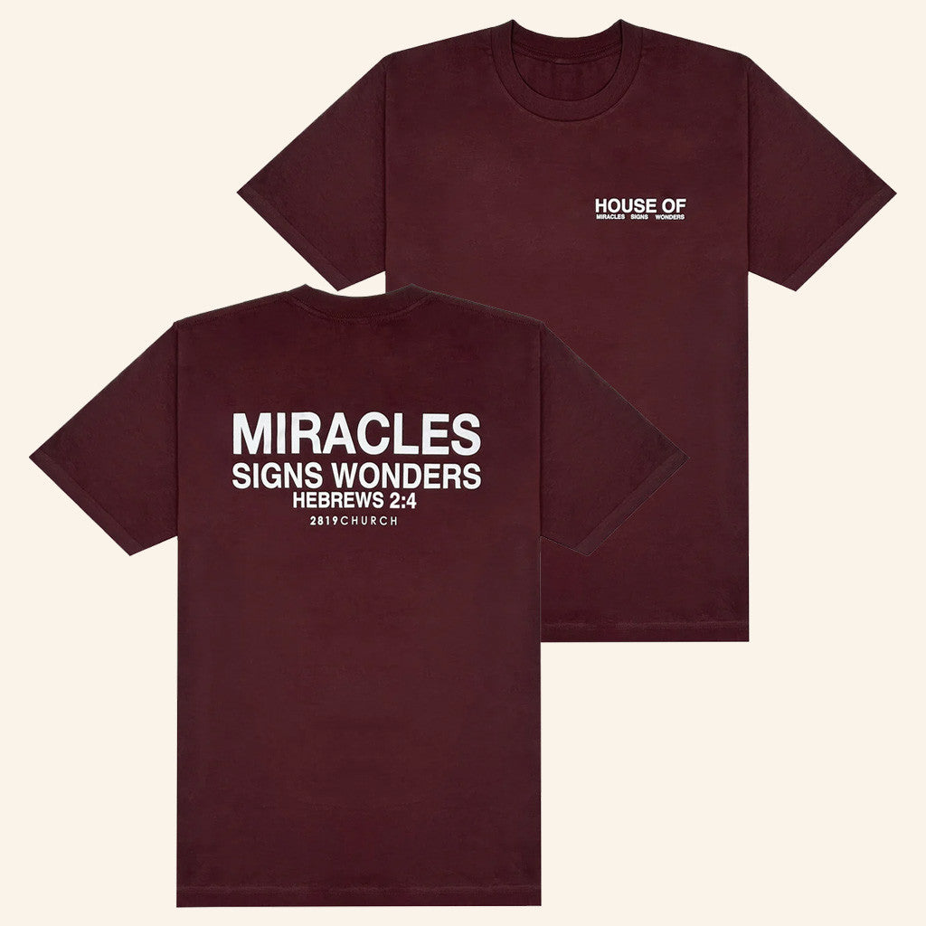 2819 Church Merch House Of Miracles T-Shirt Gifts For Husband