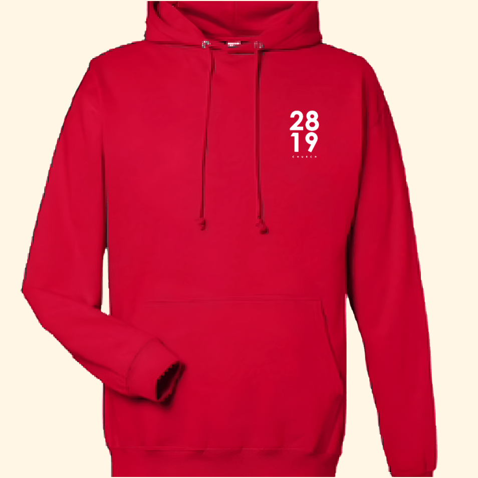 2819 Church Merchandise Digital Disciple Red Hoodie 2819 Merch Father's Day Presents For Dad