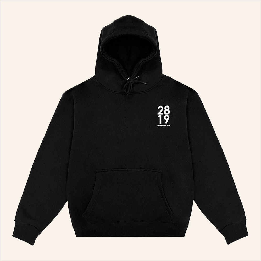 2819 Digital Disciple Black Hoodie 2819 Church Merch Gifts For Him Gifts For Best Friend
