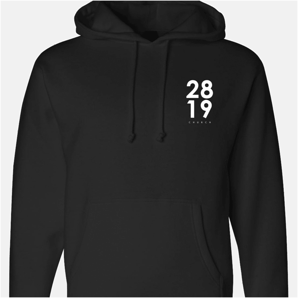 2819 Merch 2819 Church Merchandise Black Hoodie Father's Day Presents For Son Gift Idea for Him
