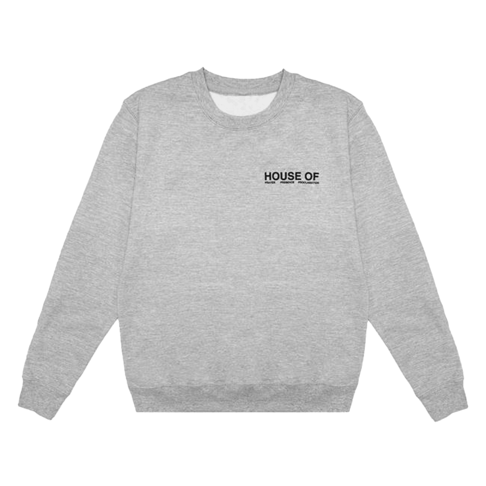 2819 Merch House Of Prayer Grey Sweatshirt Father's Day Presents For Dad Ideas 2025