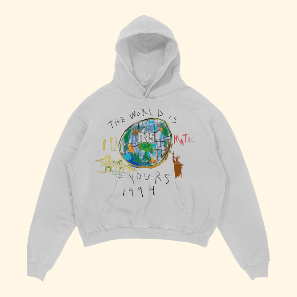 30 Years Of Illmatic Cement Hoodie Nas Irjones Merch Father's Day Present Ideas