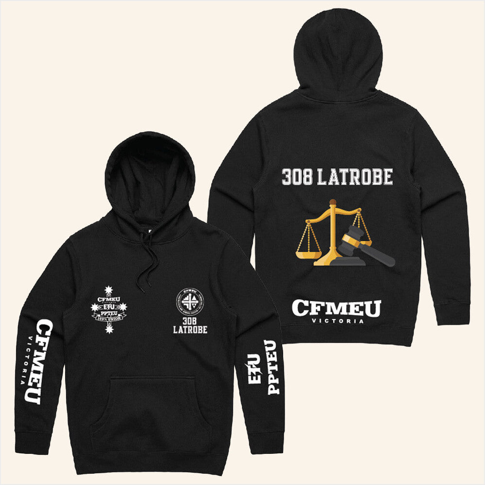 308 Latrobe Jobsite Hoodie CFMEU Merch Gift Ideas For Friends Birthday Gifts For Friends