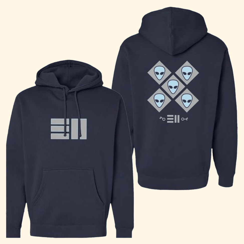 311 Blue Album Alien Hoodie 311 Merch Gifts For Dad Who Have Everything Gifts For Best Friend