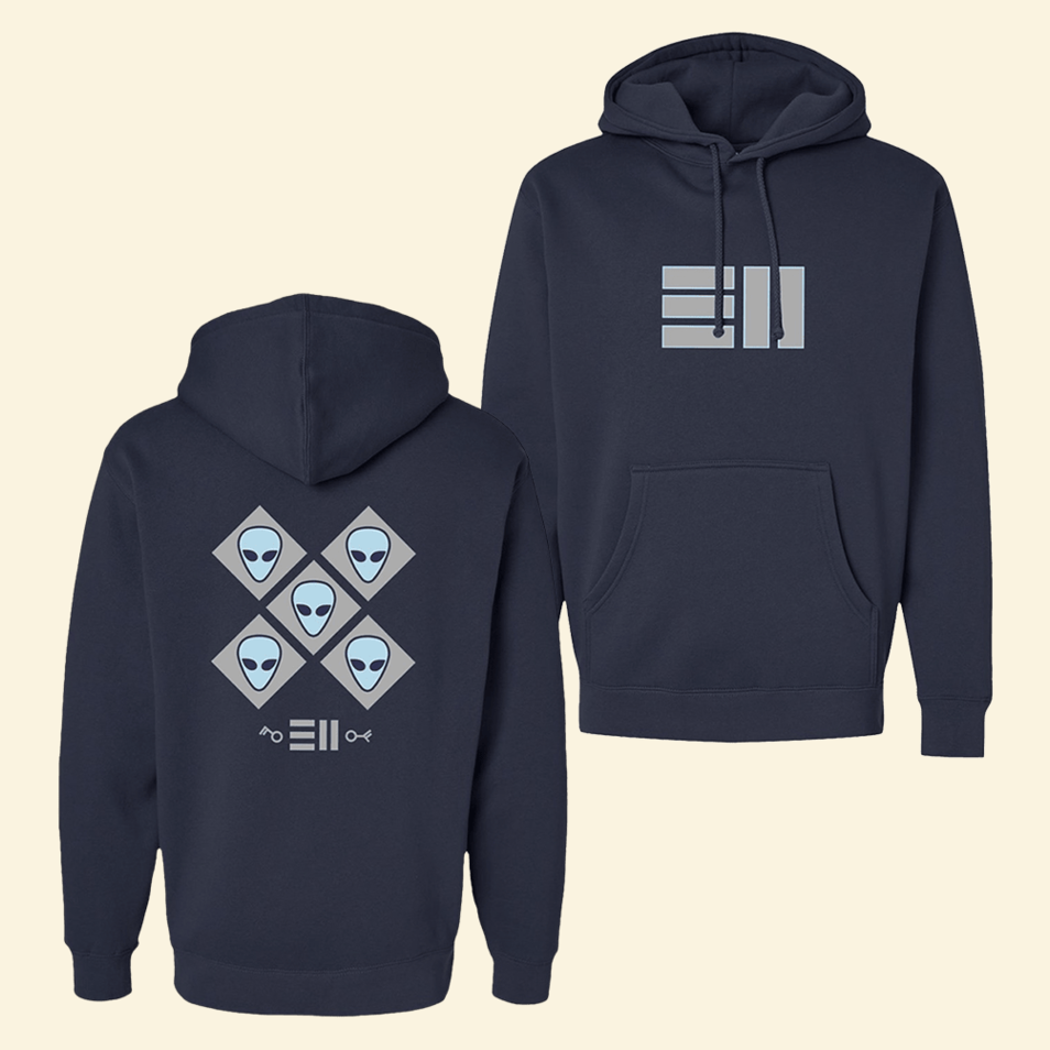311 Blue Album Alien X Keys Hoodie 311 Merch Gifts For Music Fans Father's Day Gifts For Dad