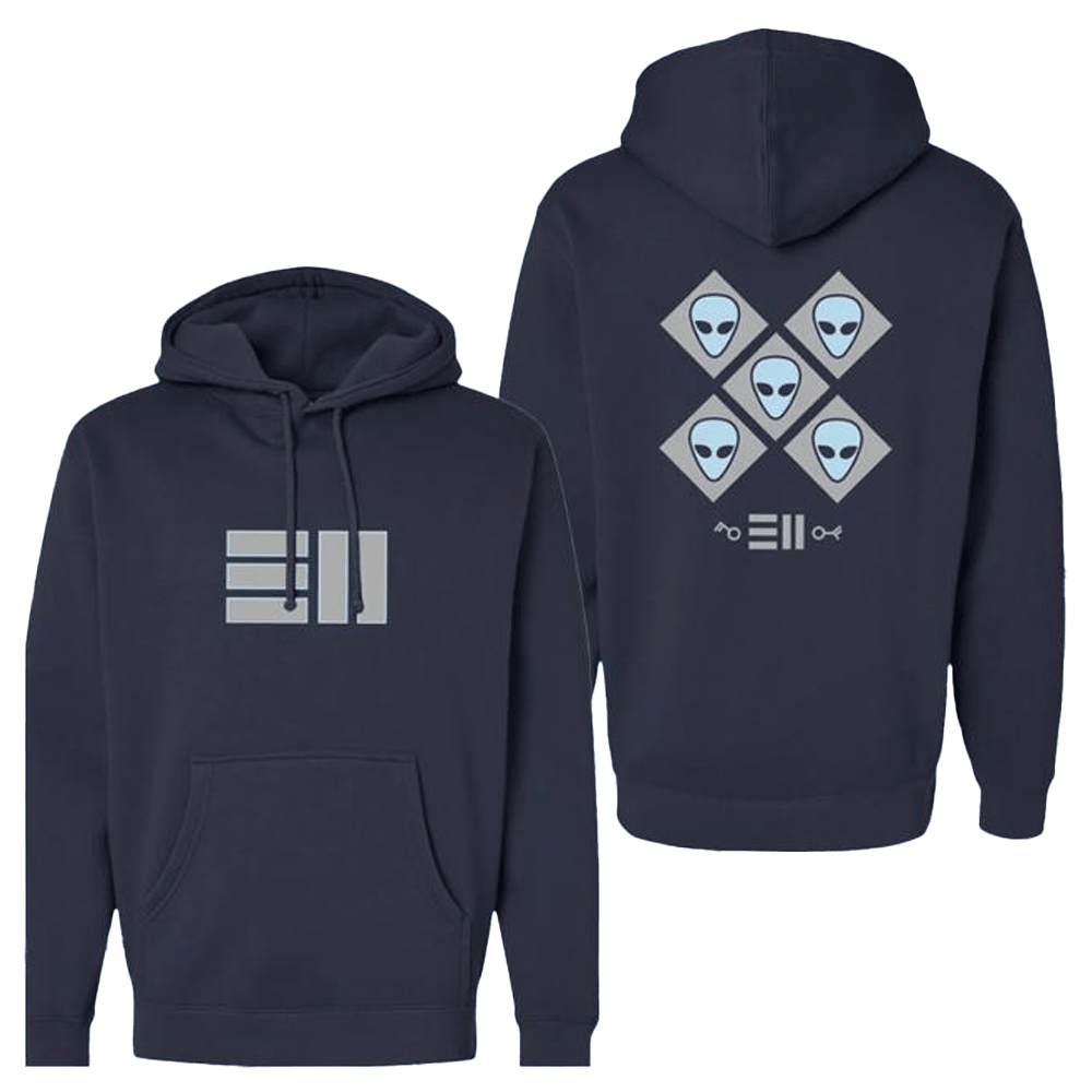 311 Merch 311 Blue Album Alien Hoodie Gifts For Dads Who Have Everything