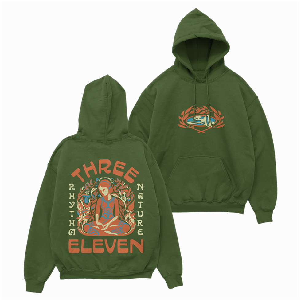 311 Merch Rhythm Nature Green Hoodie Gifts For Band Fans Vintage Hoodie Gift for Men